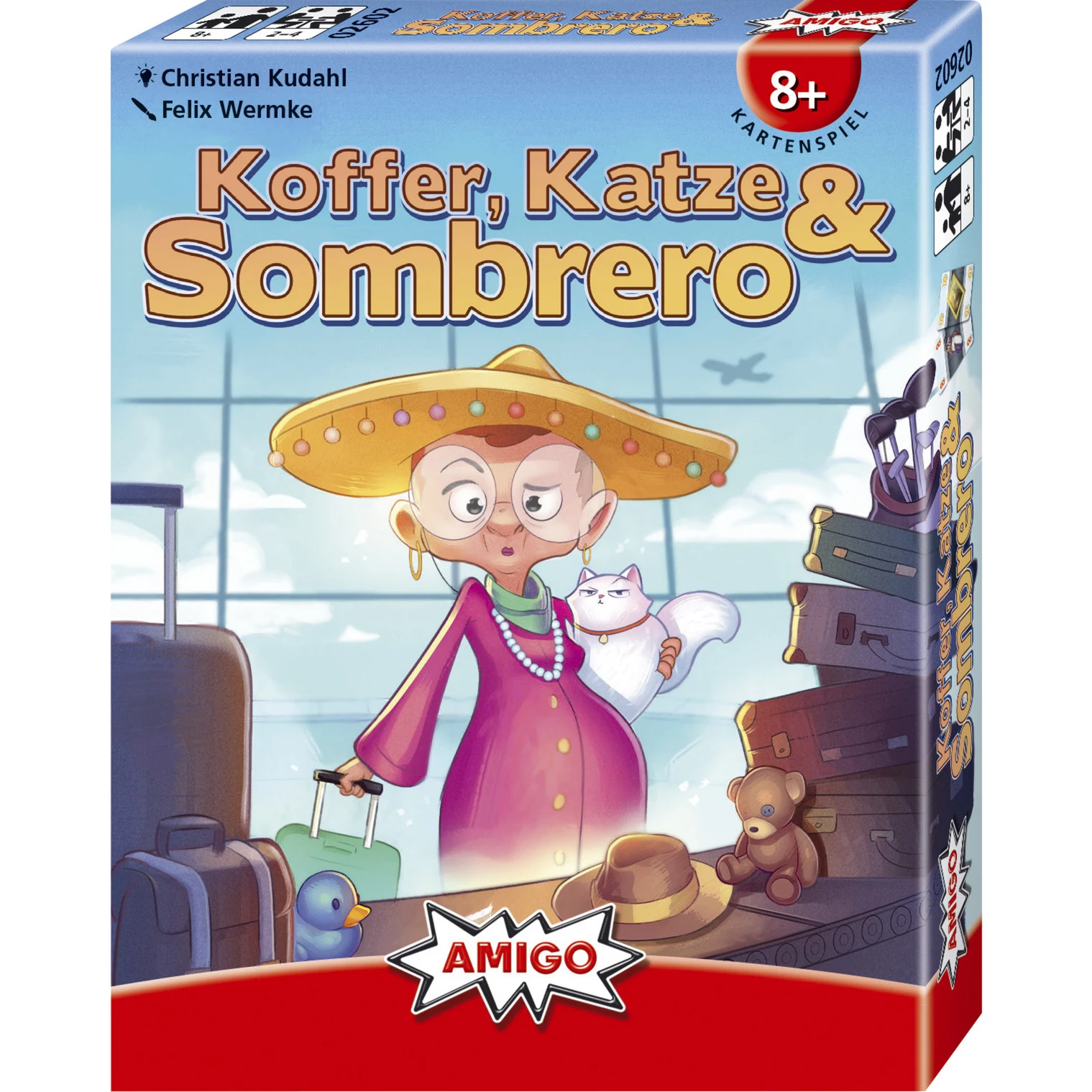 AMIGO Suitcase, Cat & Sombrero bērnu
