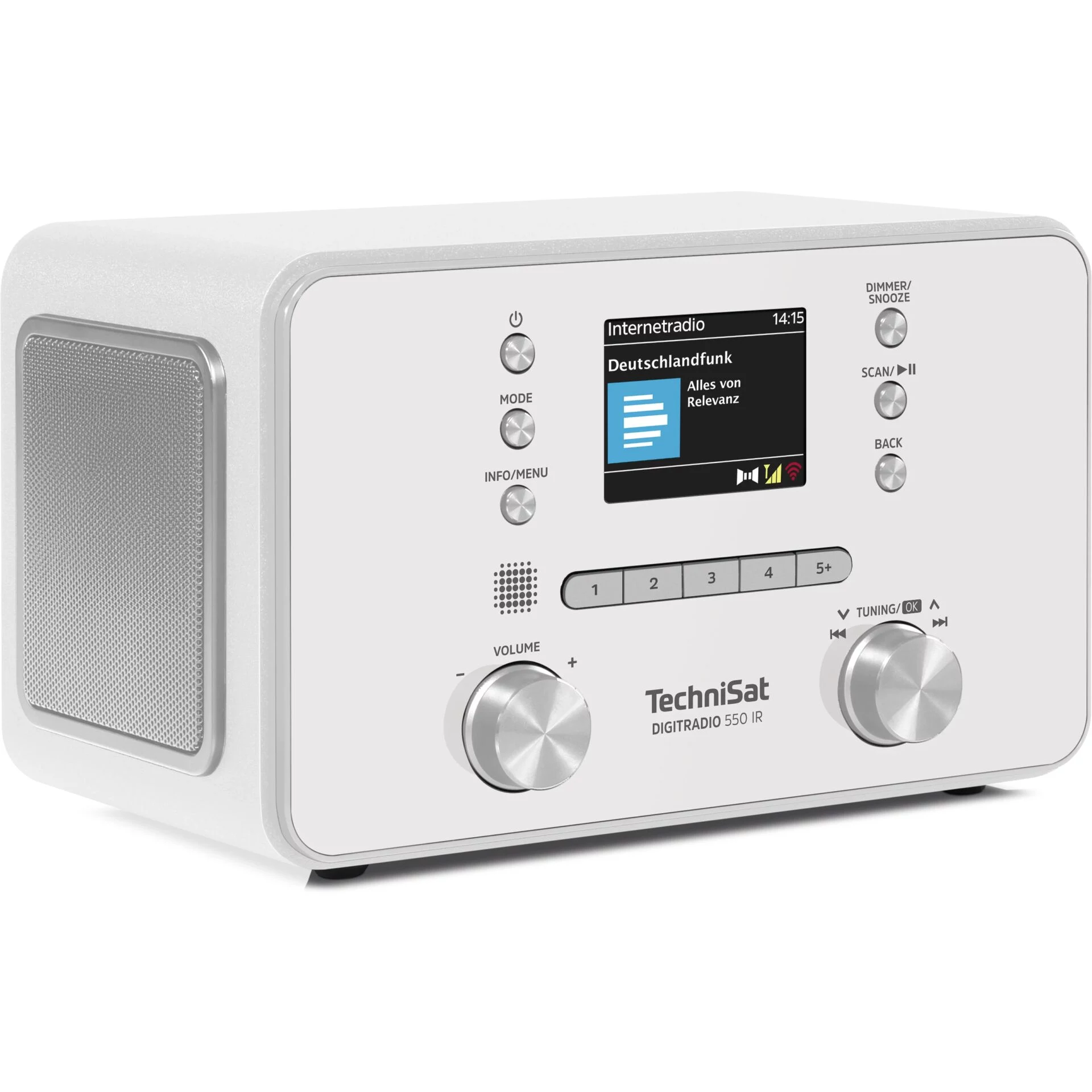 TechniSat DigitRadio 550 IR interneta, DAB+