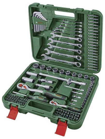 BOSCH POWERTOOLS 134 daļu DIY instrumentu