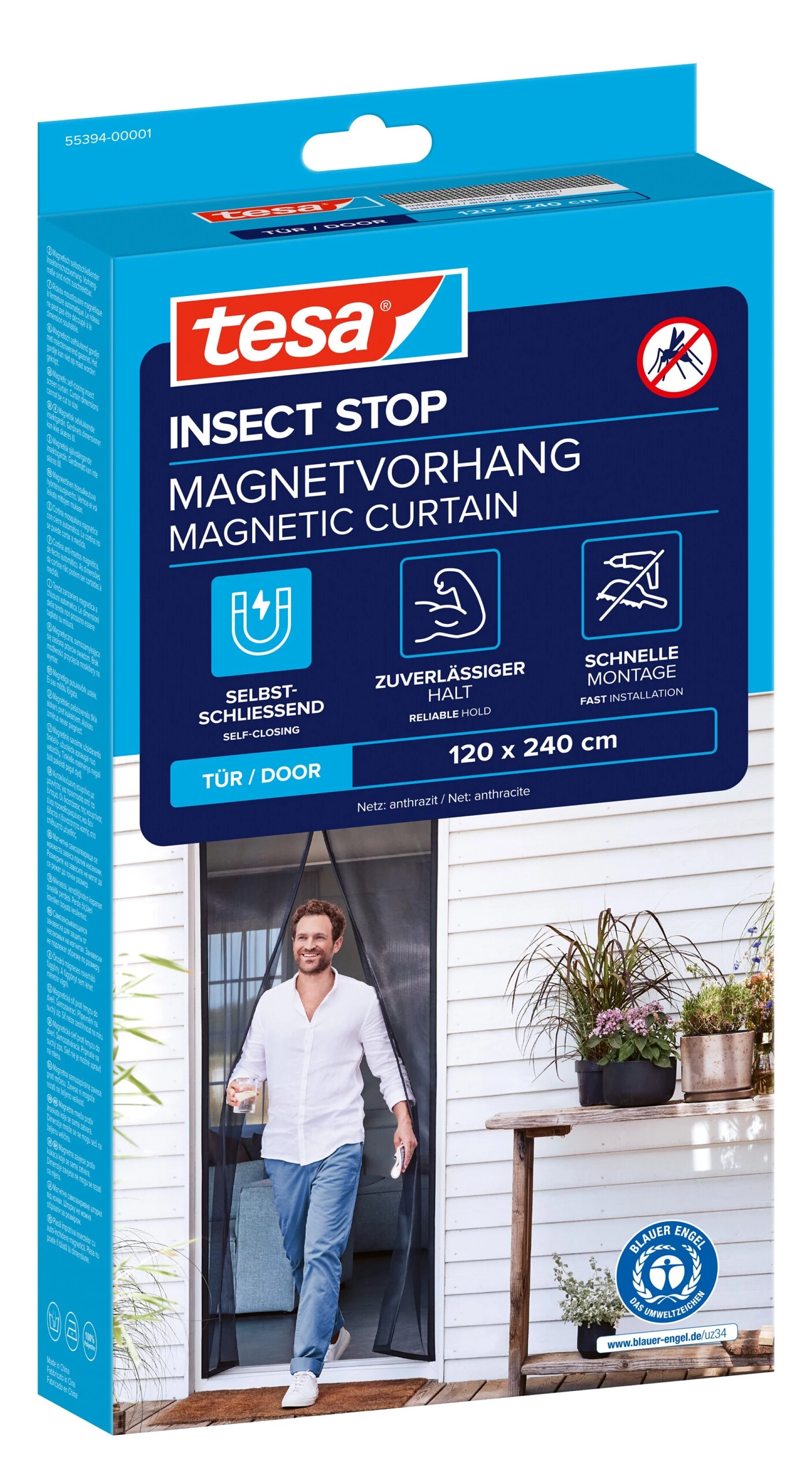 Tesa Insect Stop magnētiskais moskītu tīkls