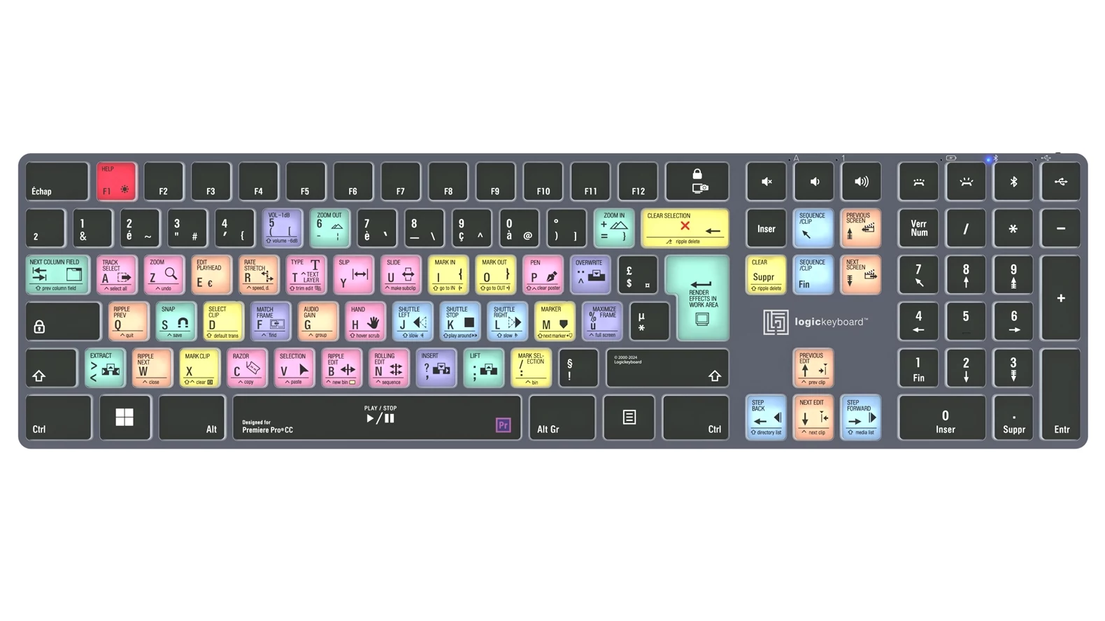 Logickeyboard Adobe Premiere Pro CC Titan