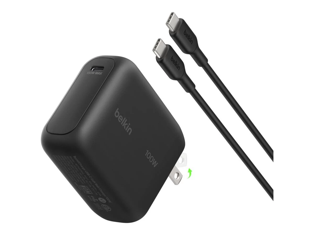Belkin BOOSTCHARGE 100W USB-C GaN sienas