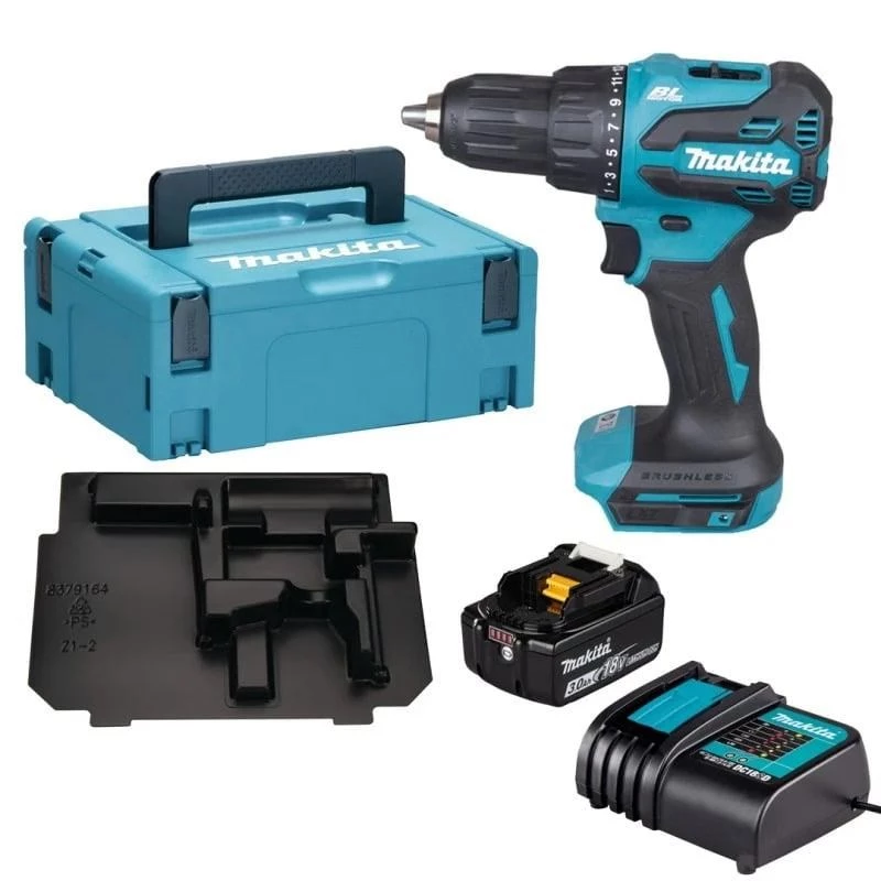 Makita DHP490SF1J 18V LXT bezsuku kombinētais