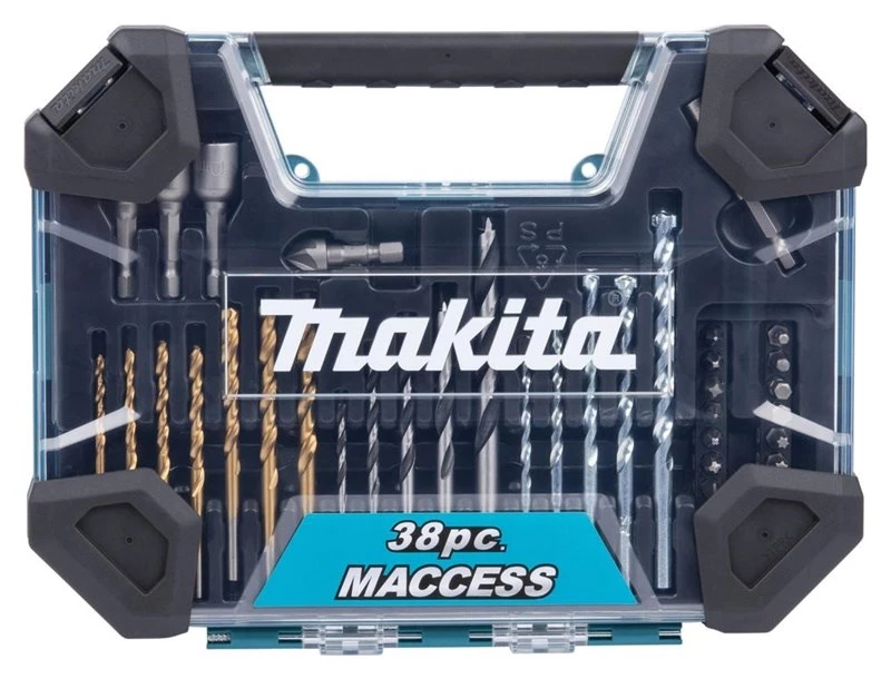 Makita E-22573 38 daļu urbjmašīnas un