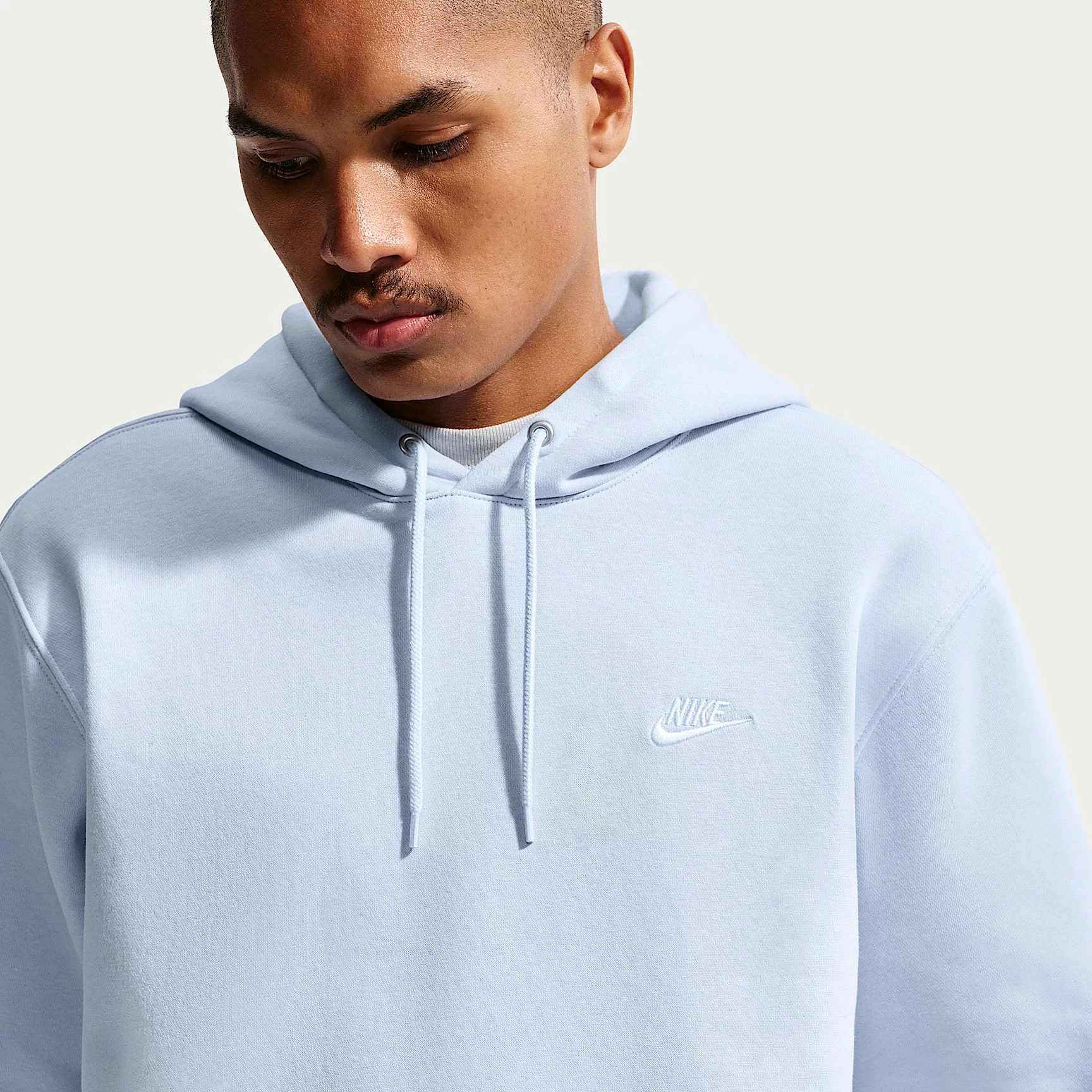 Nike Club Fleece vīriešu hoodie Baltic