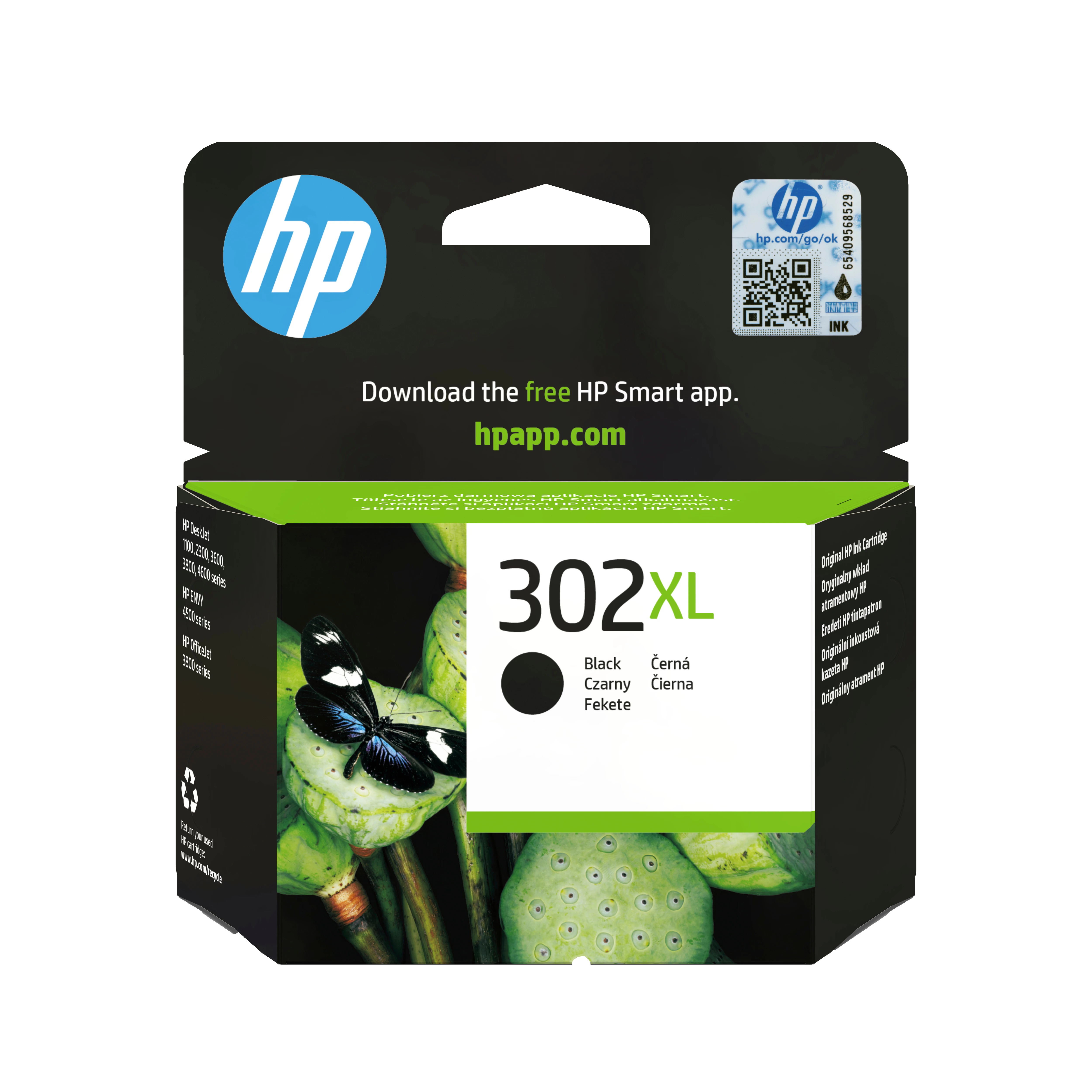 HP 302XL High Yield Black Original