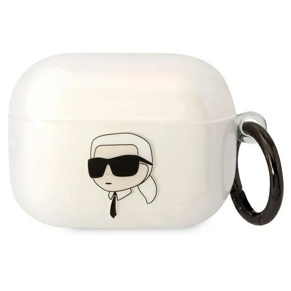 Karl Lagerfeld AirPods Pro maciņš caurspīdīgs