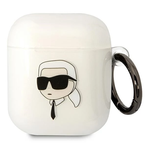 Karl Lagerfeld KLA2HNIKTCT Caurspīdīgs AirPods 1/2