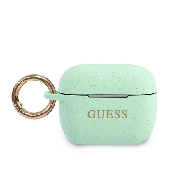 GUESS GUACAPSILGLGN AirPods Pro vāciņš zaļš