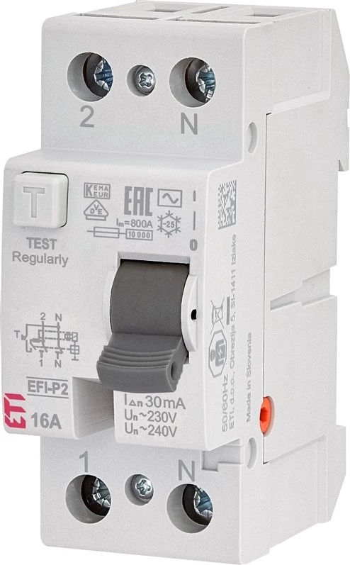 ETI EFI-P2 2P 16A 30mA A