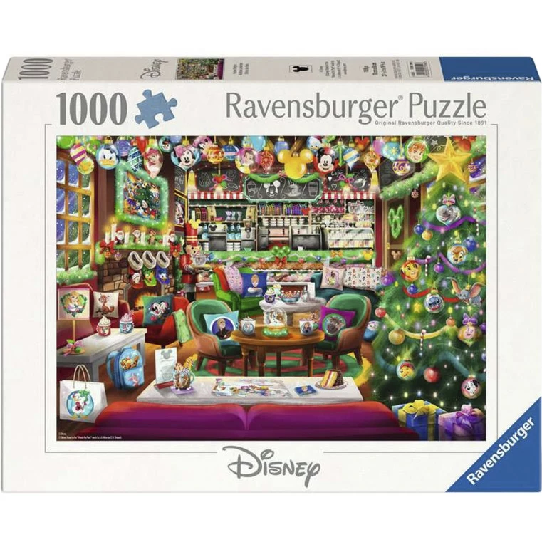 Ravensburger Puzle Disney Ziemassvētku kafejnīca (1000
