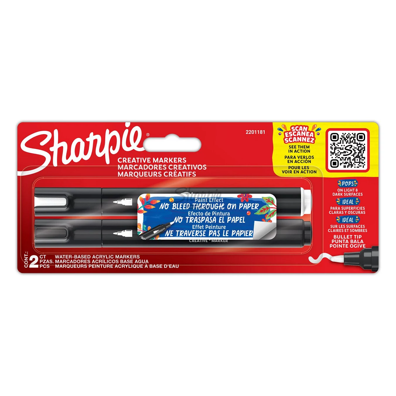 Sharpie Creative akrila marķieru komplekts ar