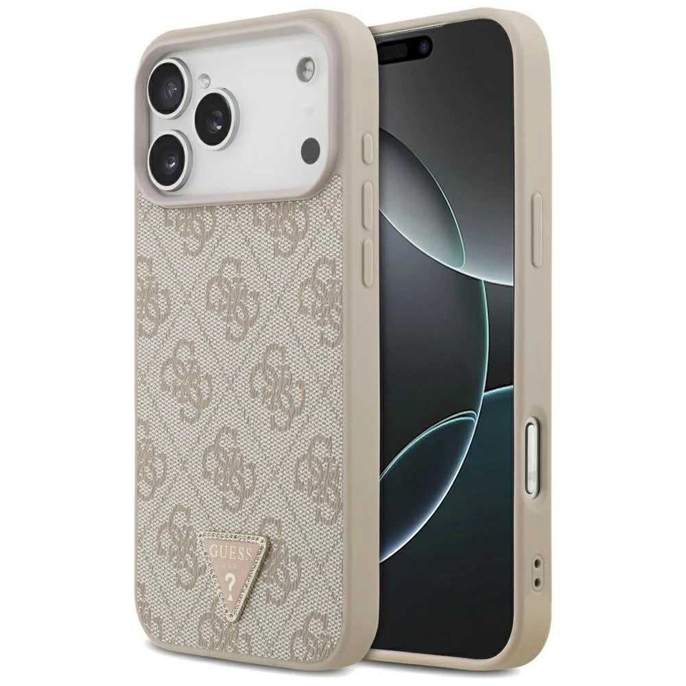 GUESS Leather 4G Triangle Strass MacSafe
