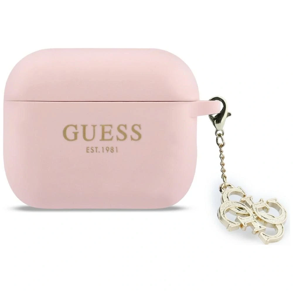 GUESS Silikona 4G Charm Maciņš Apple