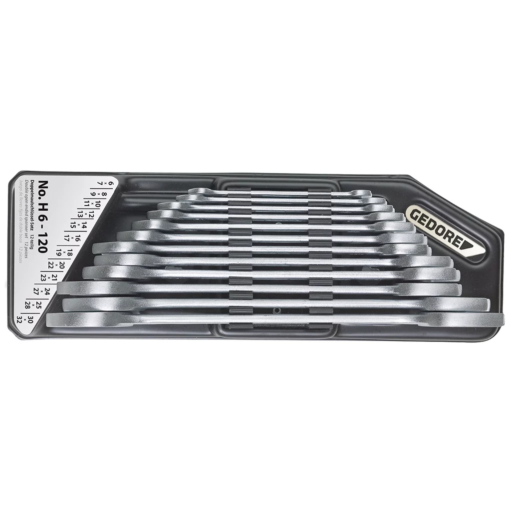 GEDORE H 6-120 Divpusējo atslēgu komplekts