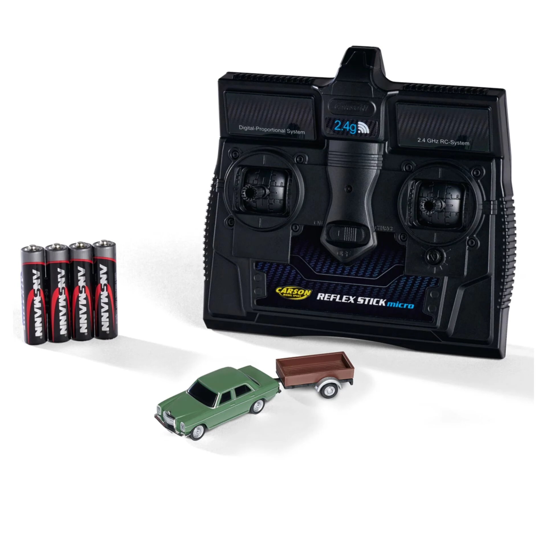 Carson 1:87 Mercedes-Benz 200/8 ar piekabi