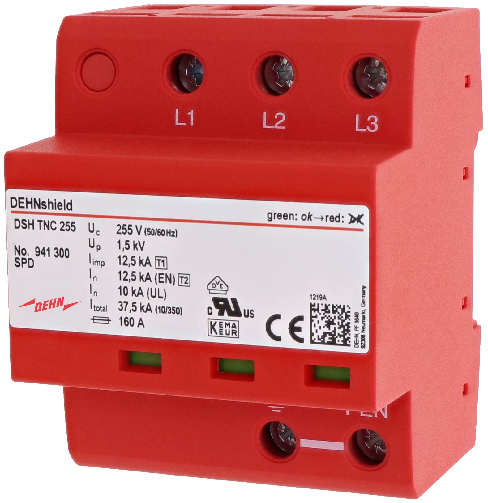 DEHN DSH TNC 255 kombinētais 1+2
