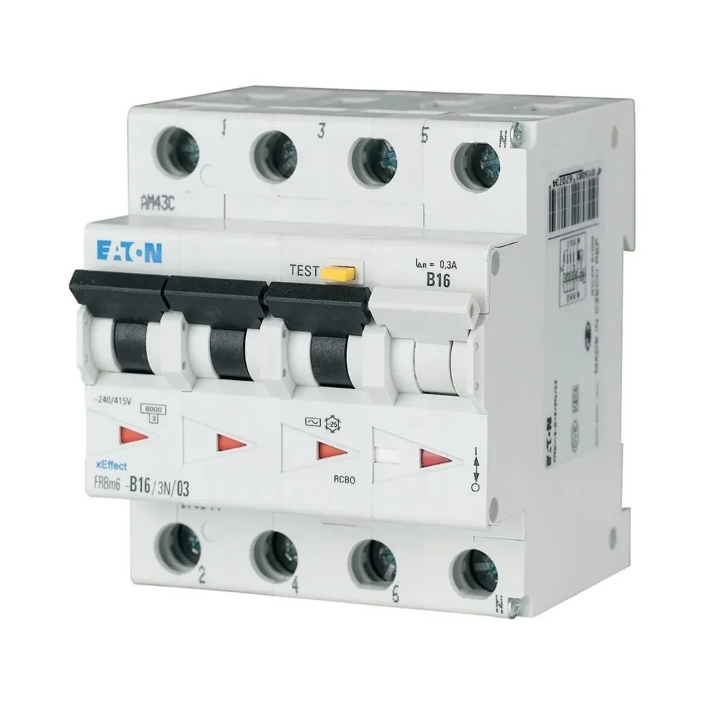 Eaton FRBM6-C16/3N/003-A 4 polu RCBO, 16