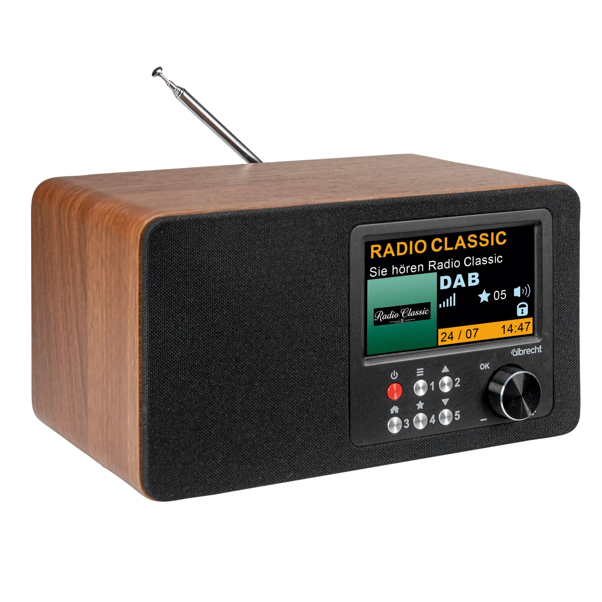 Albrecht DR 863 DAB+ FM digitālais