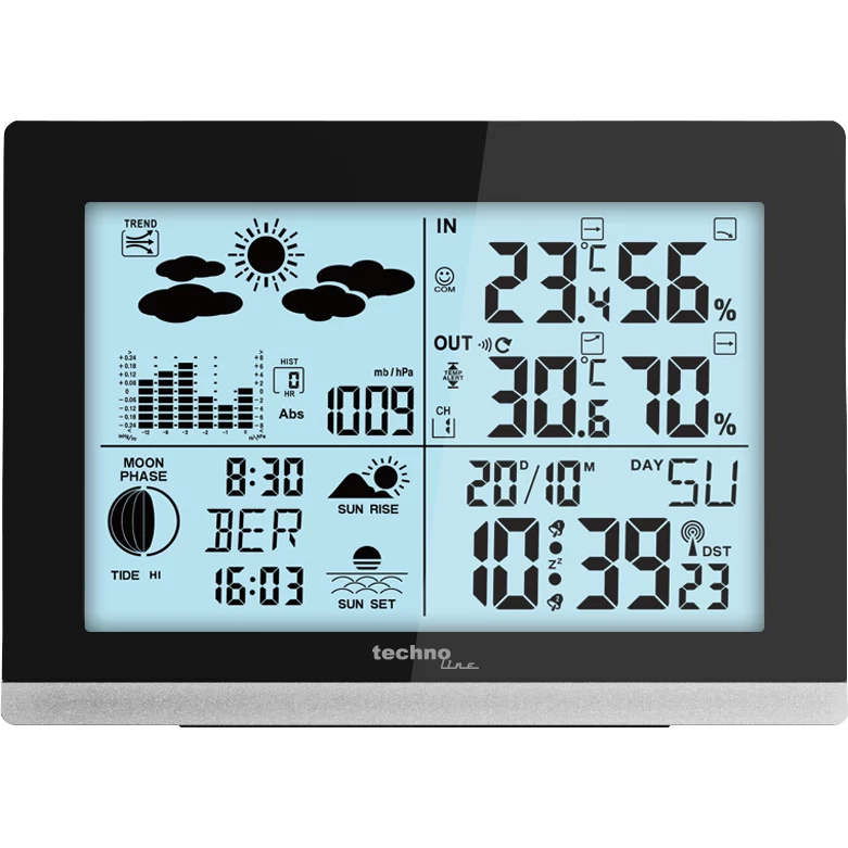 Technoline WS6762 laika stacija ar āra