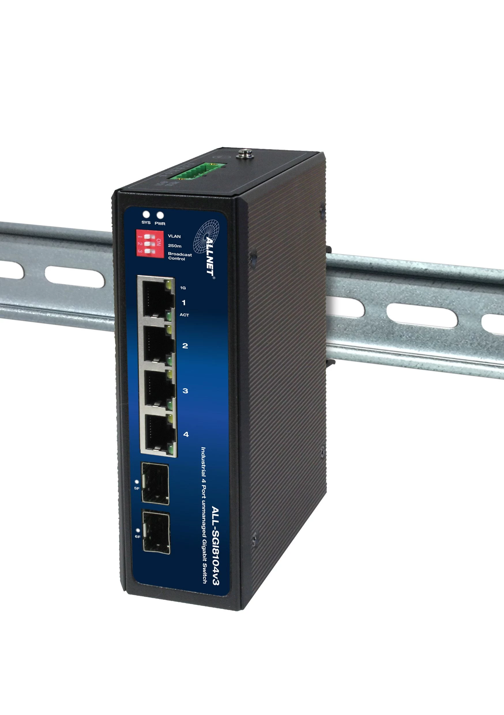 ALLNET ALL-SGI8104v3 industriālais nevaldāmais Layer 2