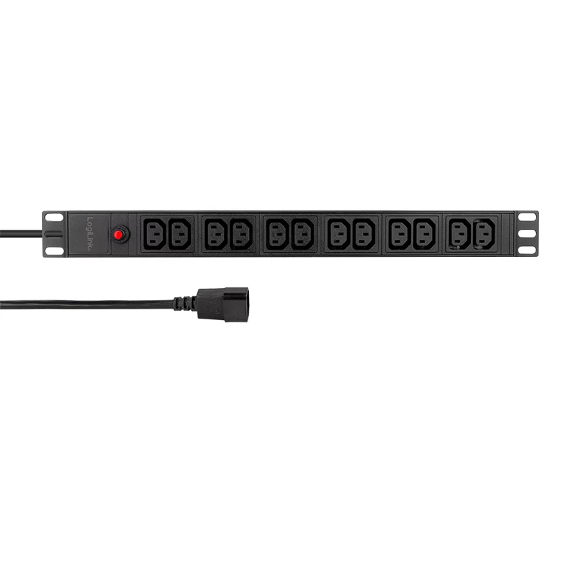 LogiLink 19 collu 1U Rackmount PDU
