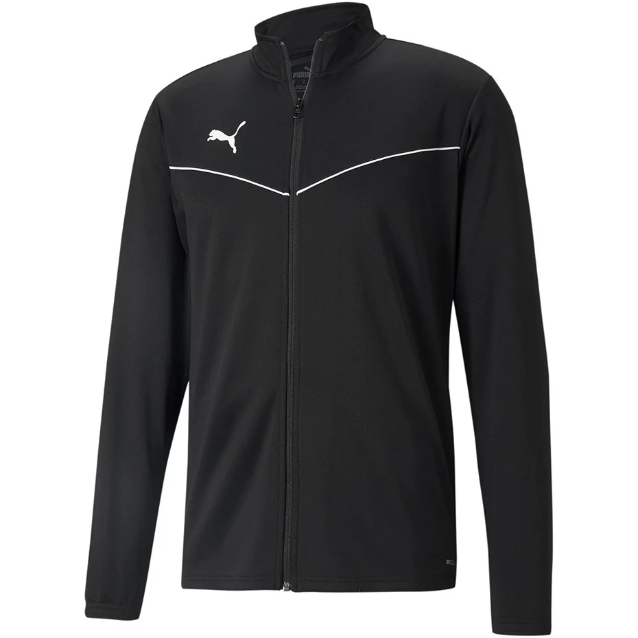 Puma teamRISE treniņu poliestera jaka melna