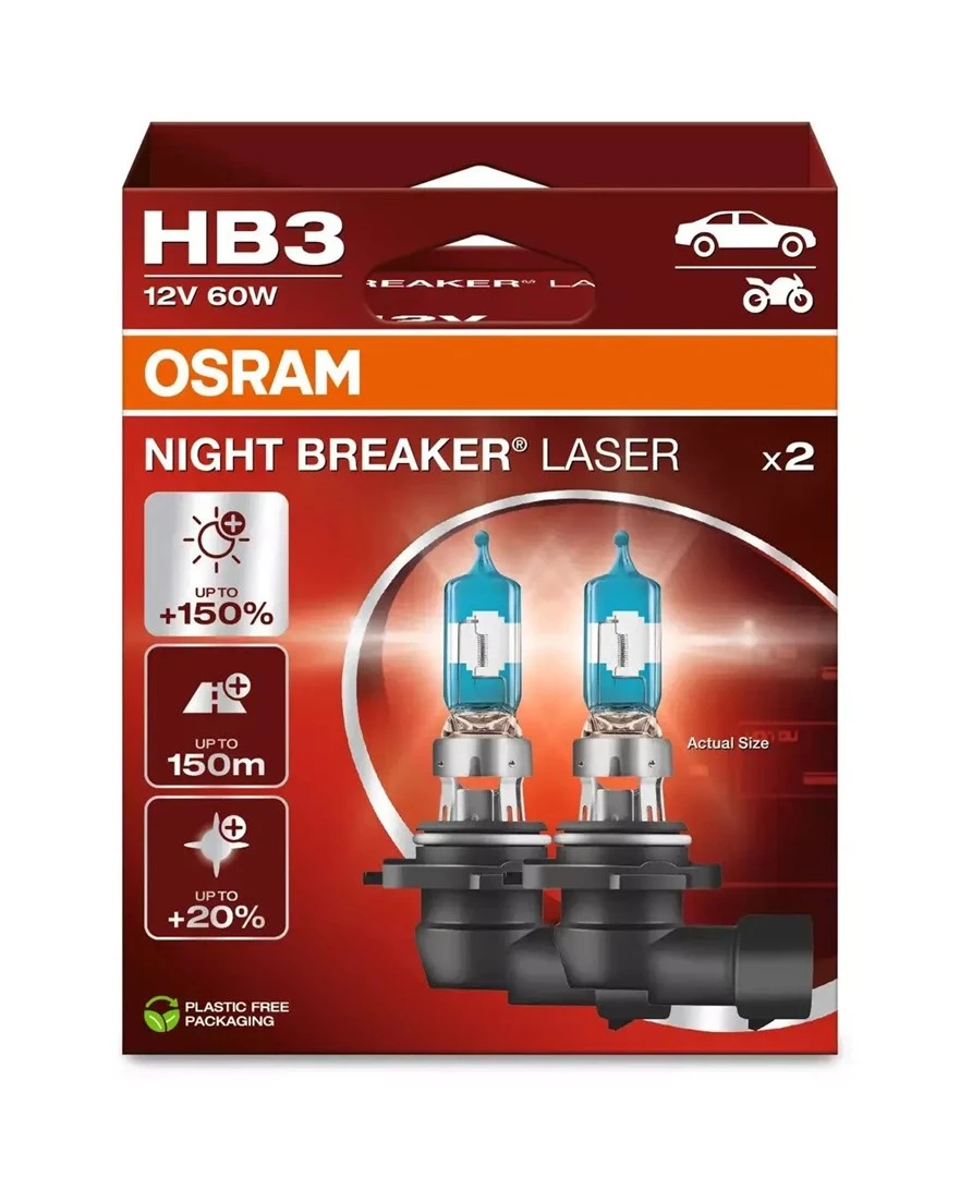 OSRAM Night Breaker Laser HB3 12V