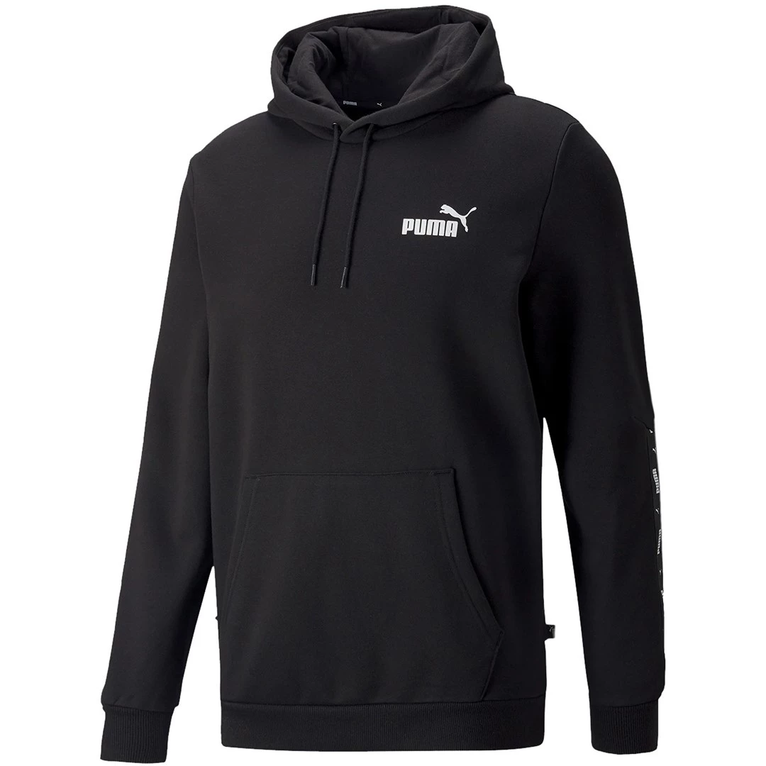 PUMA ESS+ Tape Hoodie FL melns