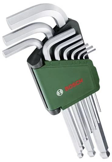 BOSCH 9 daļu sešstūra atslēgu komplekts