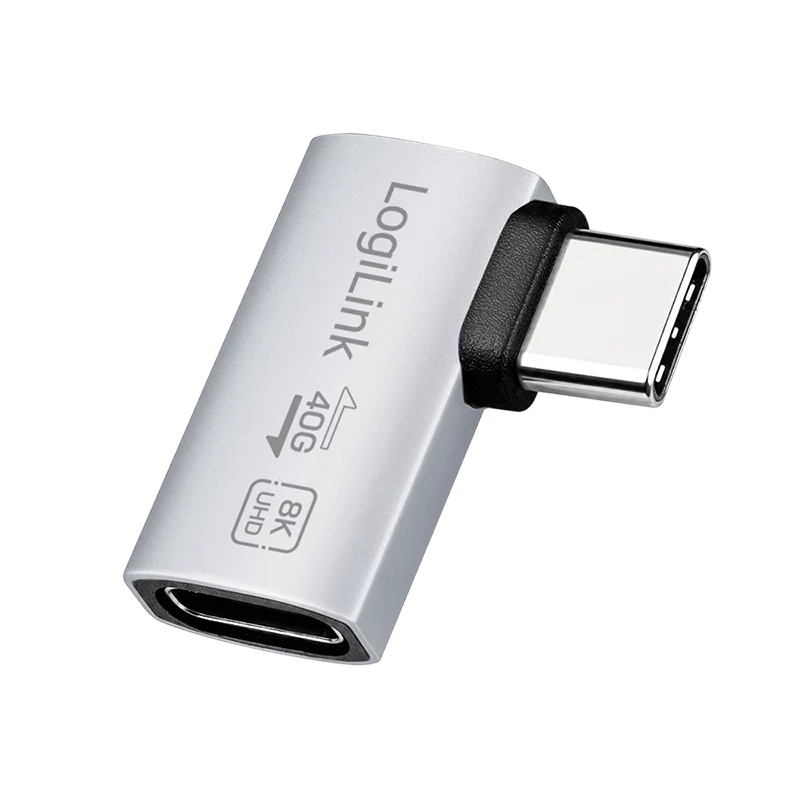 LogiLink USB4 Type-C 90° adapteris, C/M