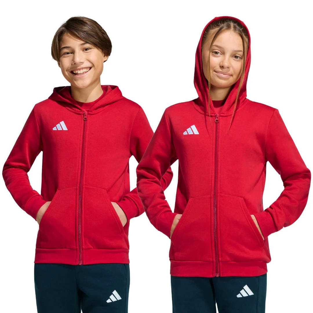 Adidas Entrada 26 pilna rāvējslēdzēja kapuce