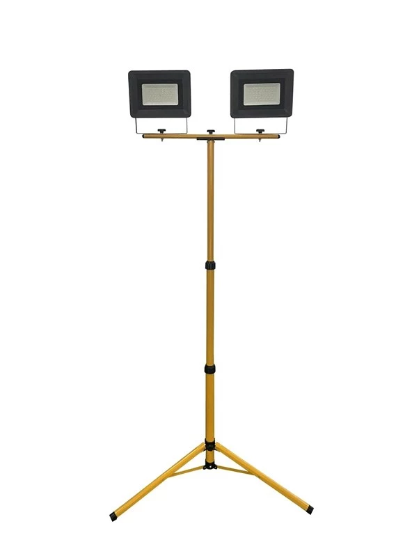 LED prožektors uz statīva 2x50W 8500lm