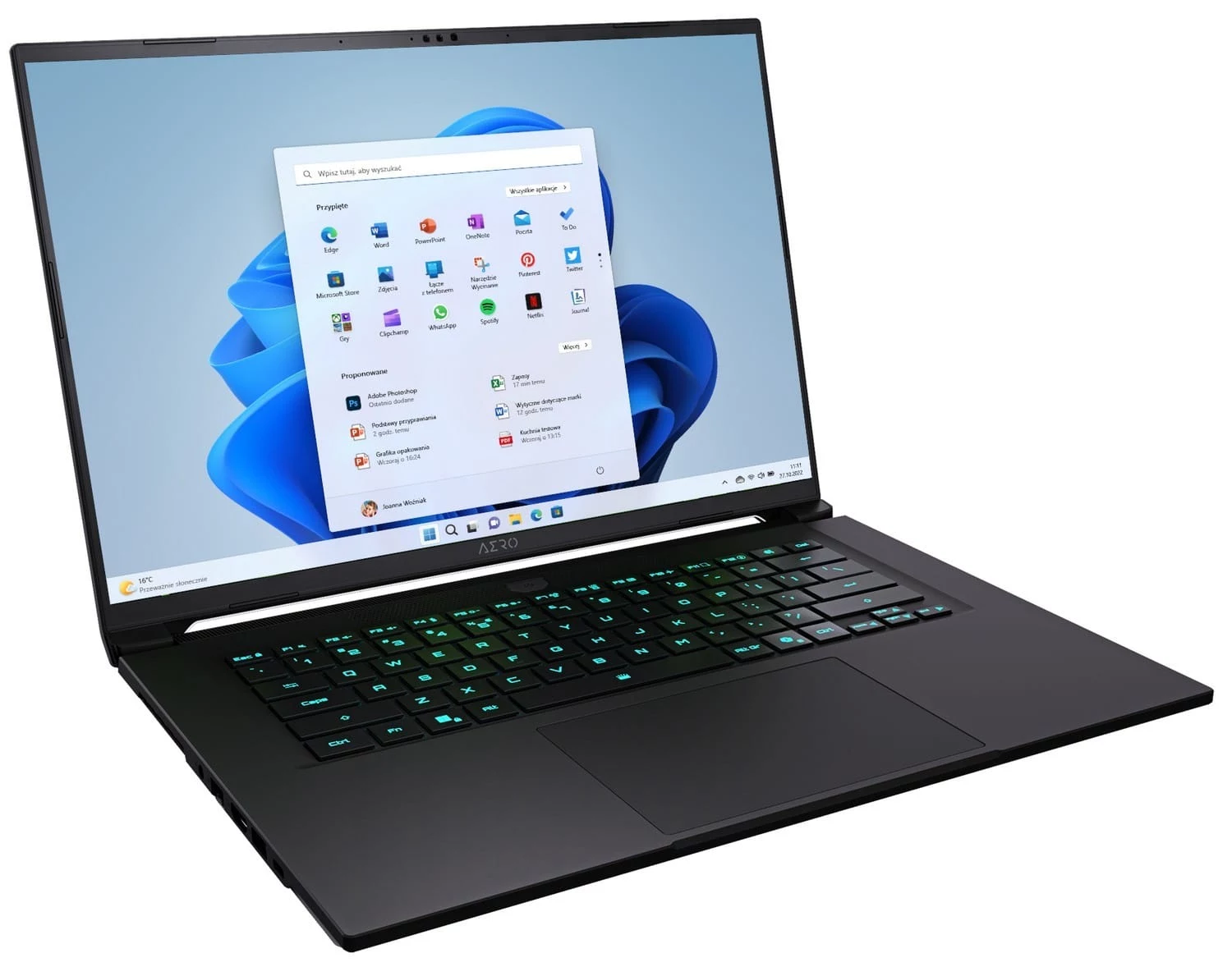 Gigabyte AERO X16 4PHN4EEC64AH 16 inch