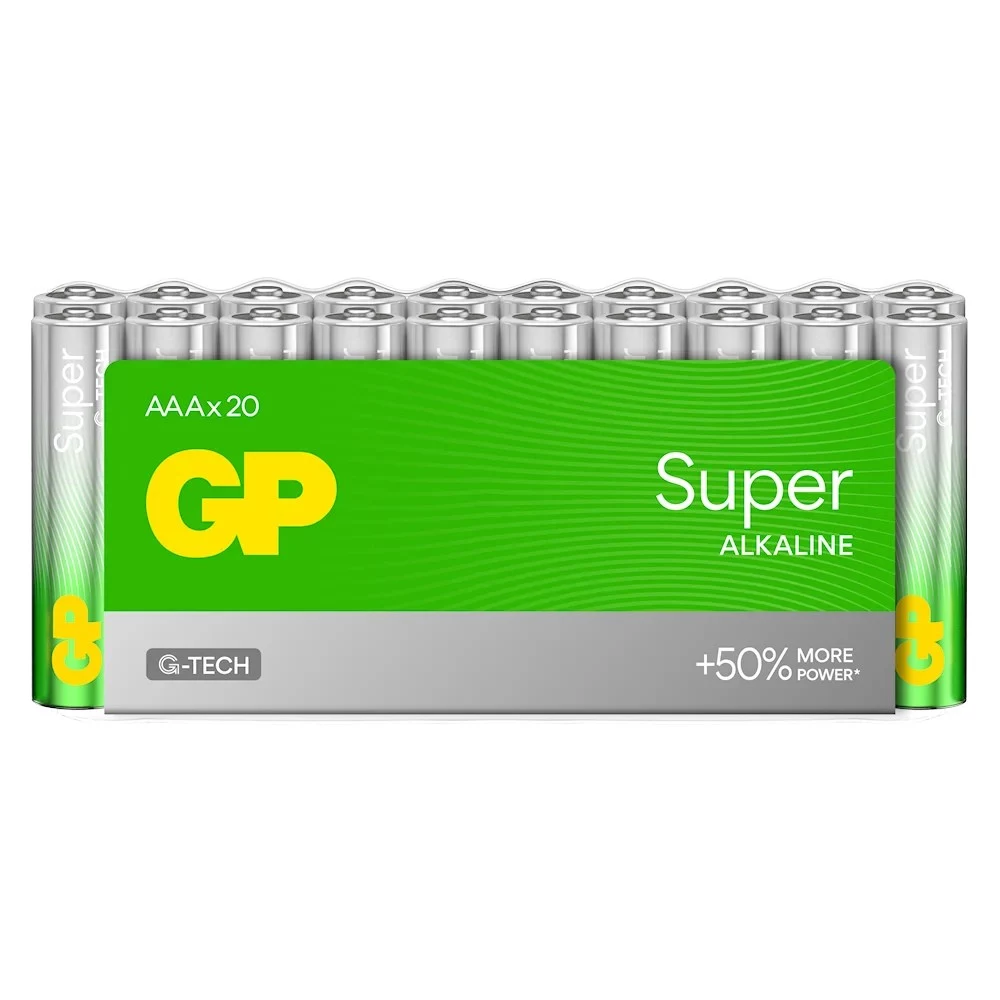 GP Super Alkaline AAA baterijas LR03