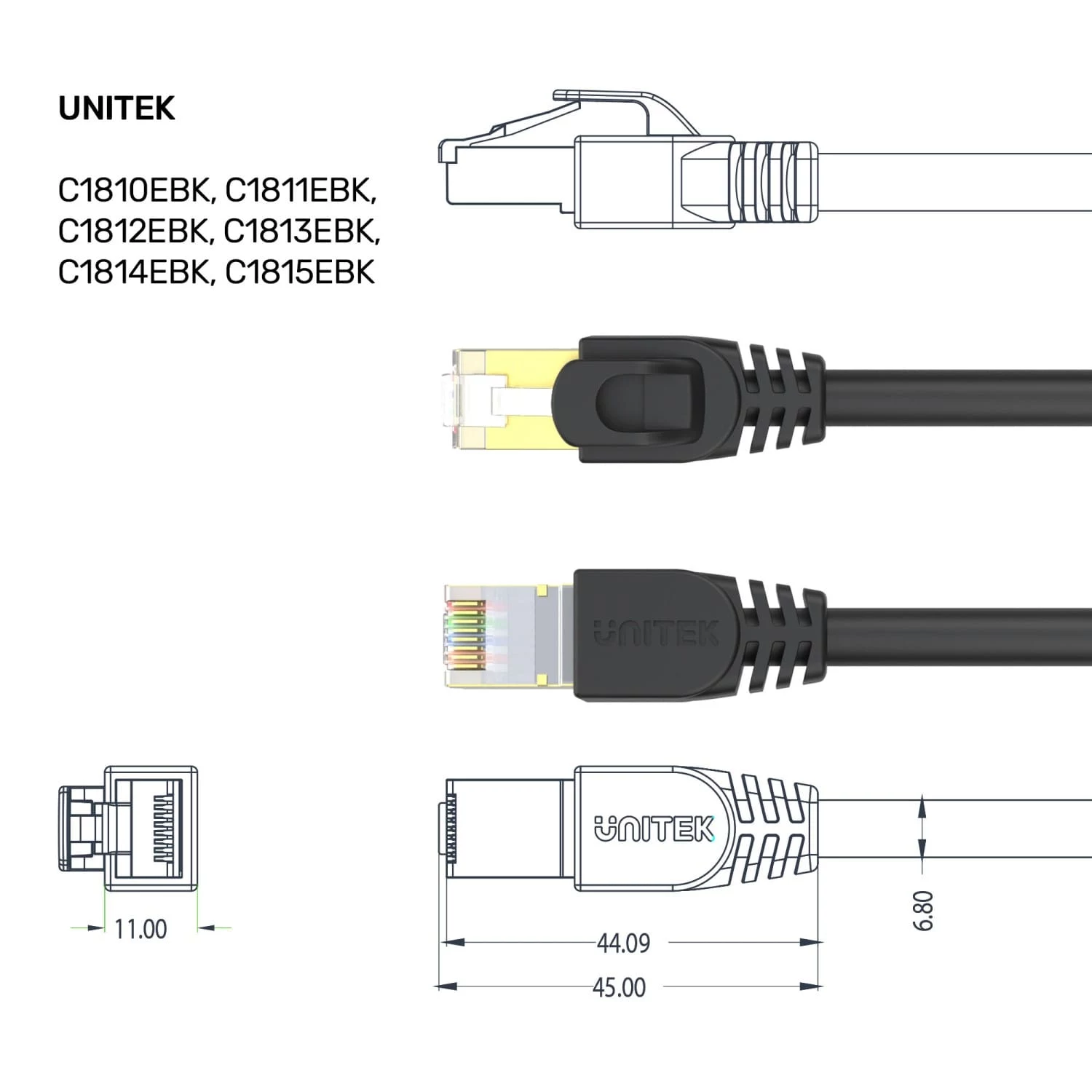 UNITEK Cat.7 S/FTP 2,0