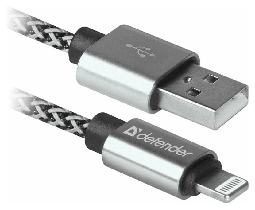 Defender USB-A uz Lightning kabelis 1