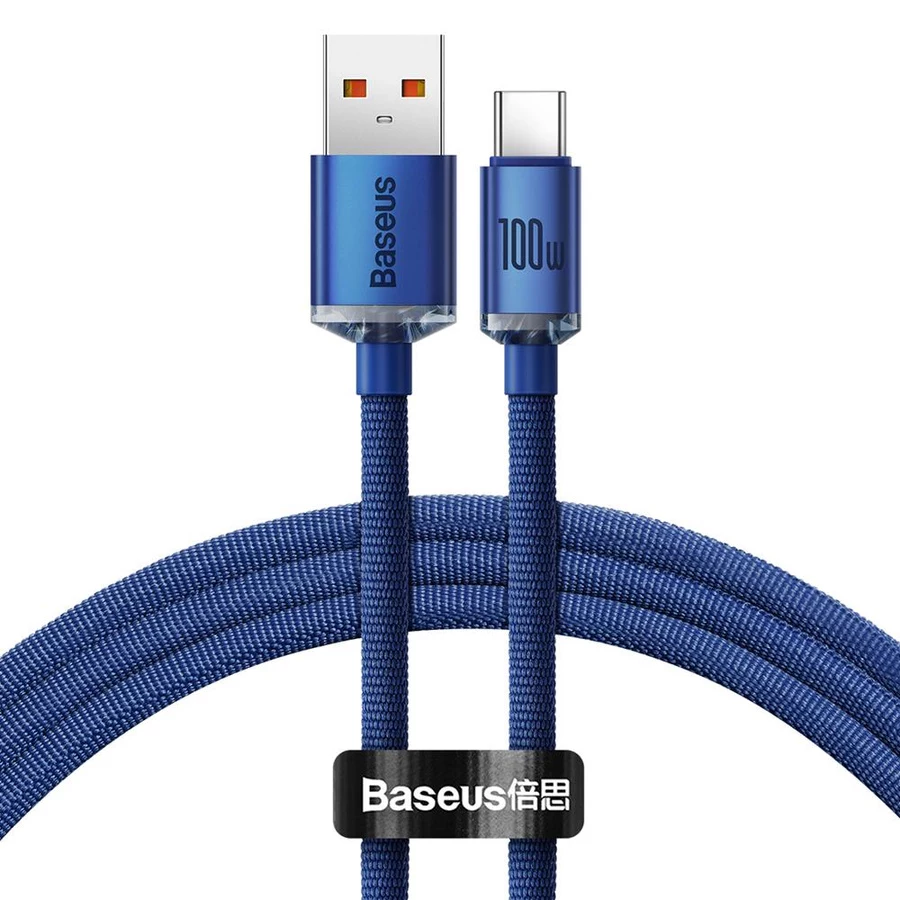 Baseus USB-A uz USB-C Crystal Shine