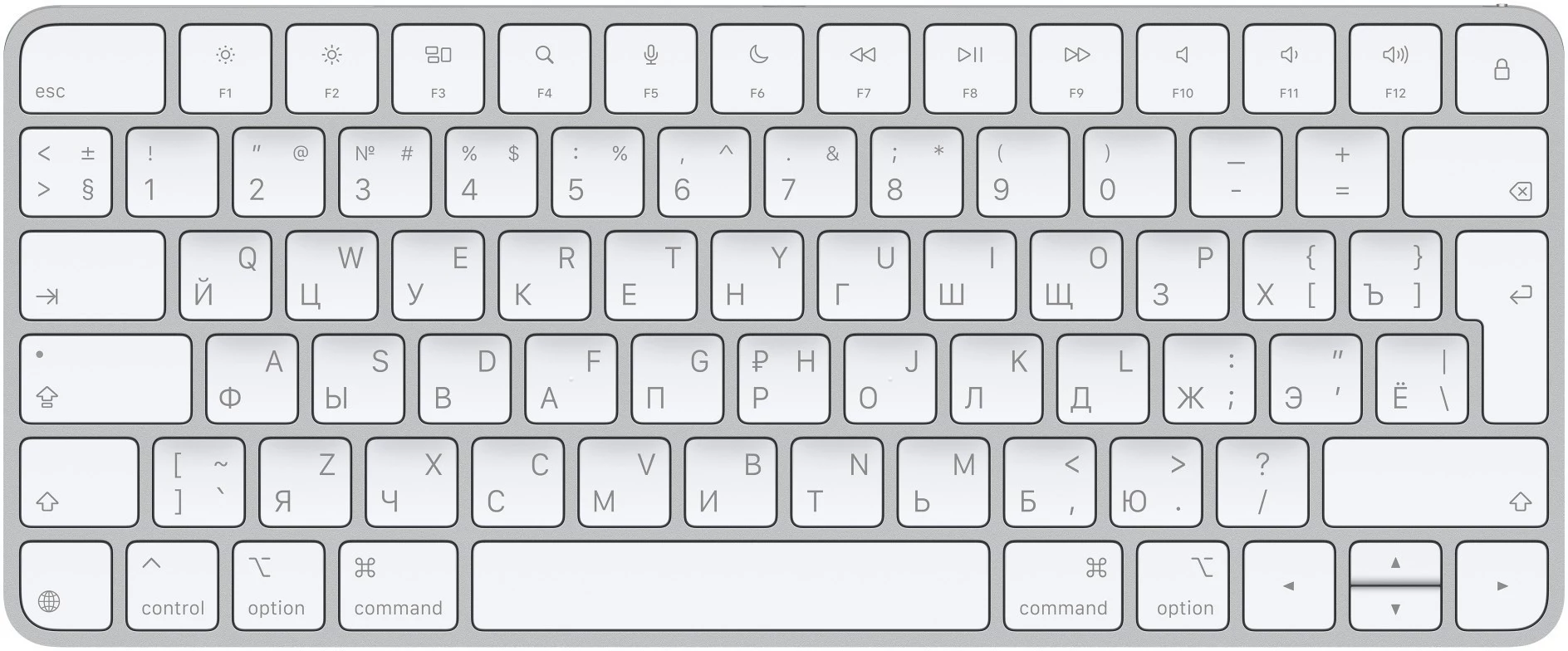 Apple Magic Keyboard USB-C, krievu izkārtojums