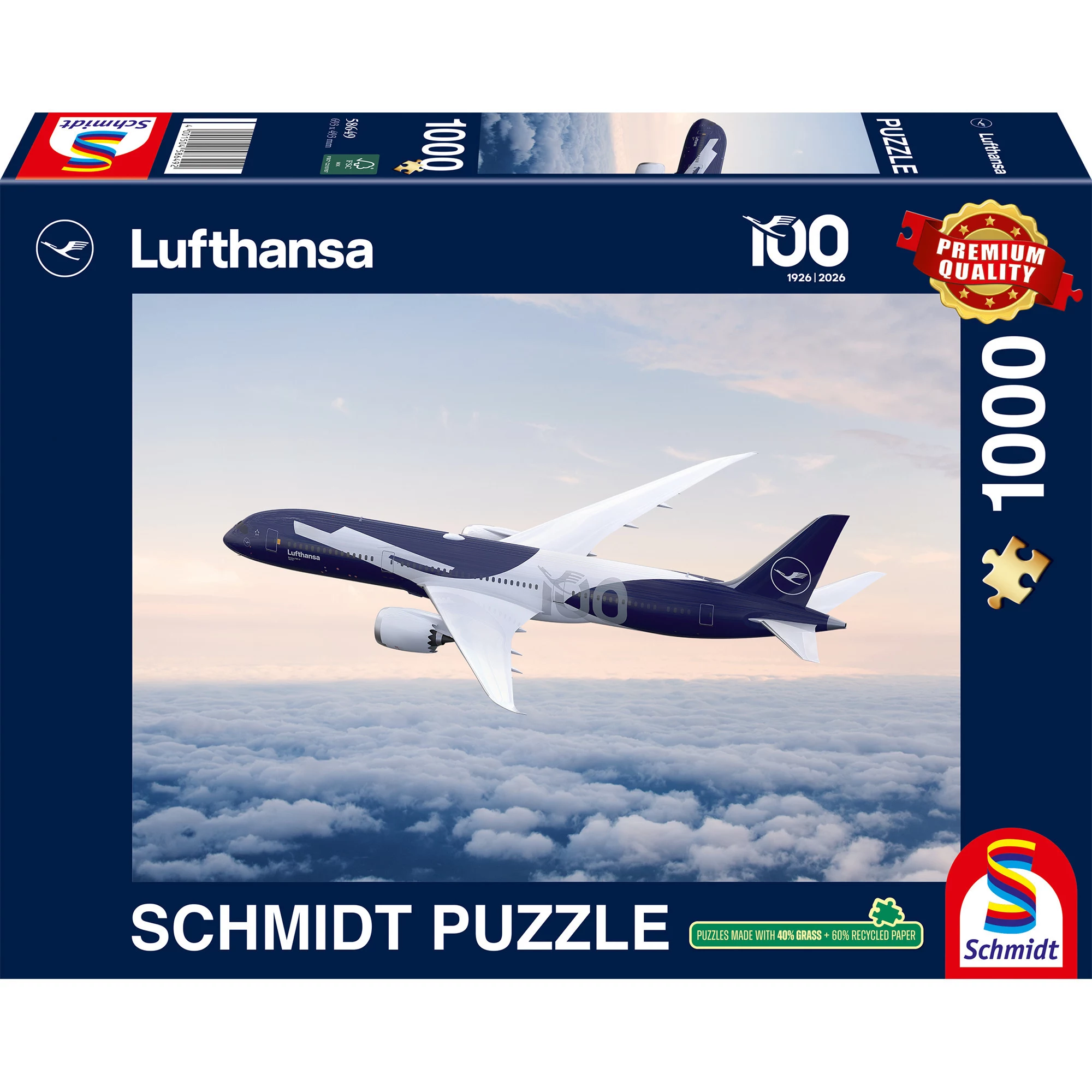 SCHMIDT SPIELE 100 Jahre Lufthansa 1000