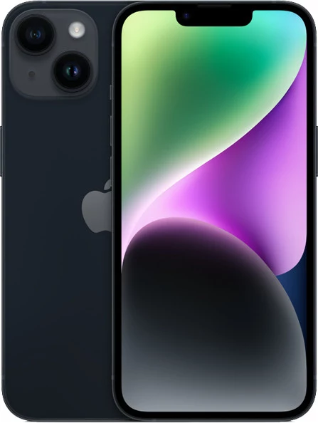 Apple iPhone 14 128GB Midnight viedtālrunis