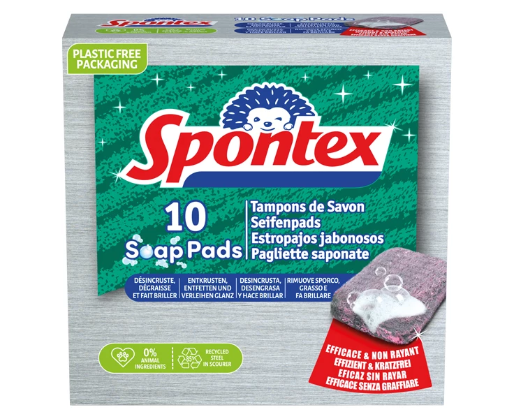 Spontex ziepju spilventiņi ar 30% ziepju