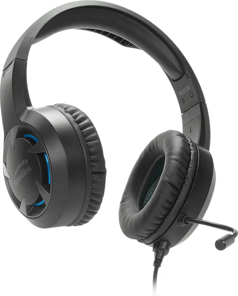 SPEEDLINK SL-450305-BK vadu on-ear spēļu austiņas