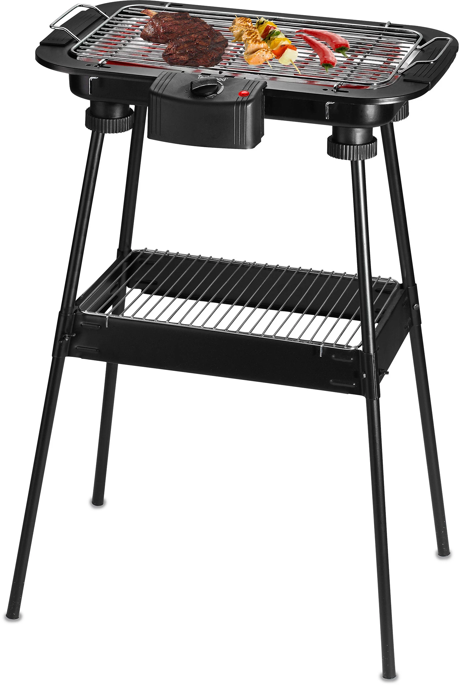 Techwood TBQ-836P elektriskais bārbekjū ar statīvu