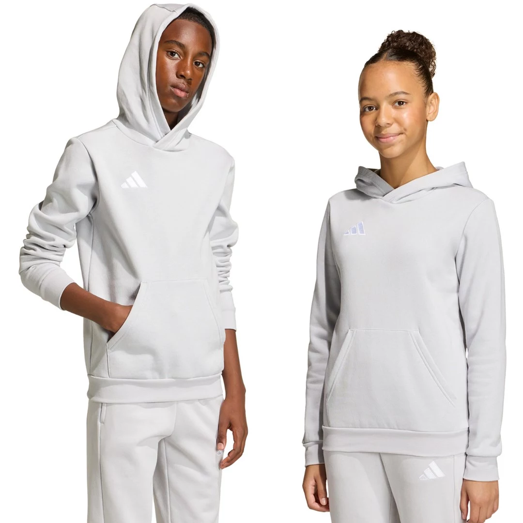 Adidas Entrada 26 bērnu kapuce pelēka