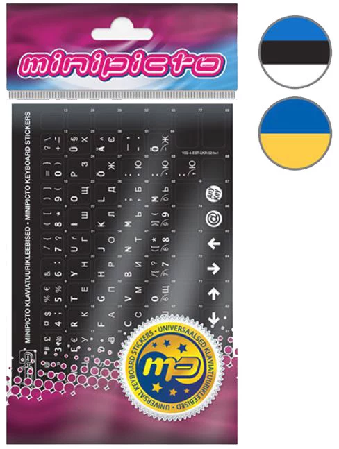 Kolm Lõvi Minipicto iglīmējošas uzlīmes tastatūrai