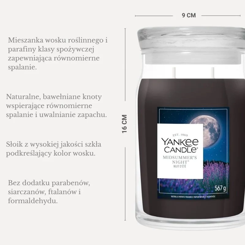 Yankee Candle Signature Midsummer`s Night lielā