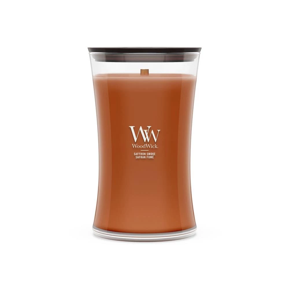 WoodWick Saffron Smoke Lielā smilšu pulksteņa