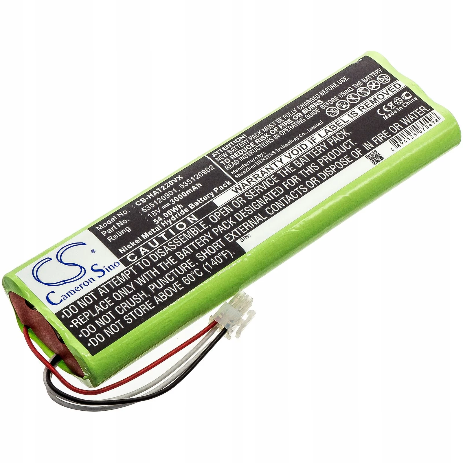 Cameron Sino 3.6V 2000mAh Ni-MH