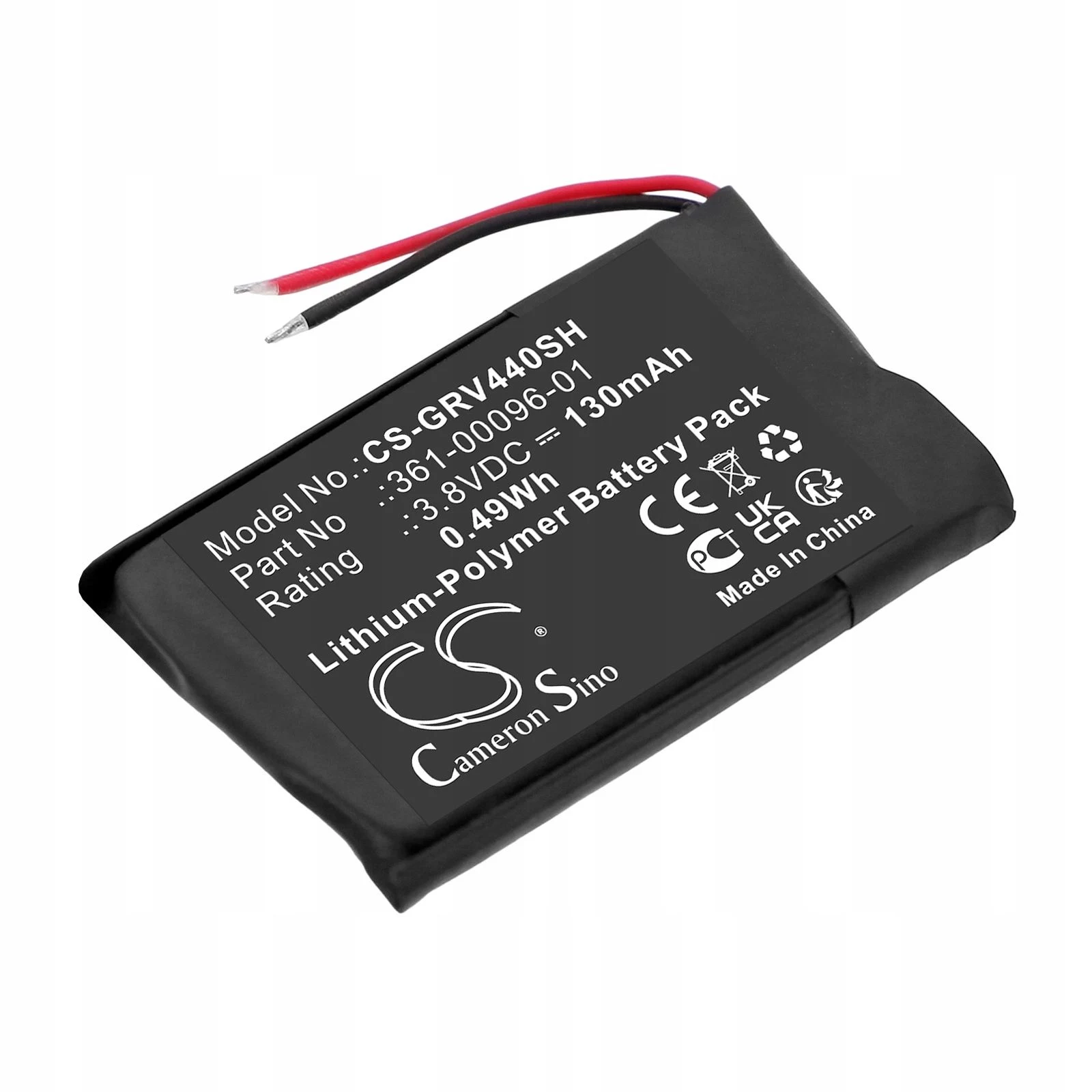 Cameron Sino 130mAh akumulators Garmin Vivoactive